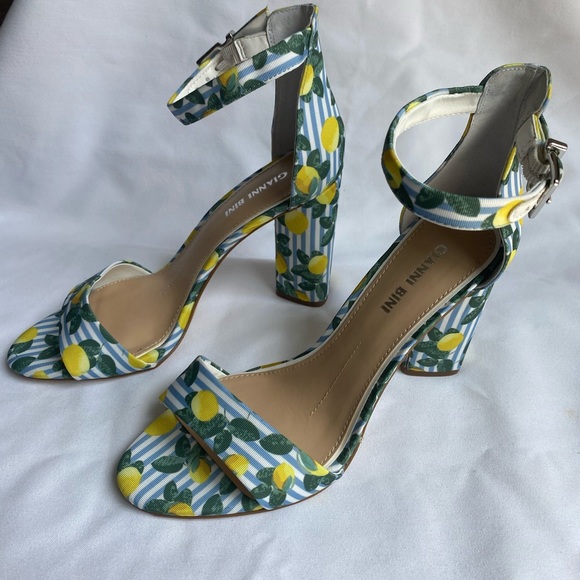 lemon block heels